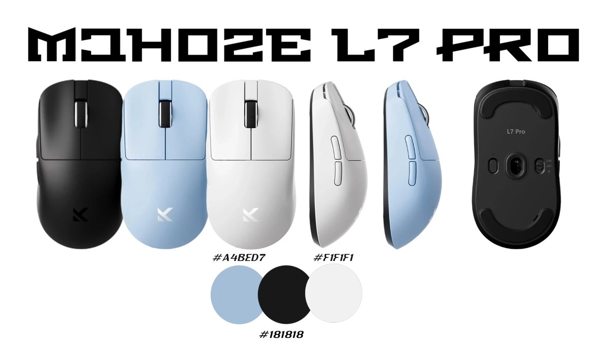 5oXzhy's tweet image. MCHOSE L7 PRO 
mchose.store/products/mchos…

code OXZHY for % of your purchase ❤️

@Mchose_official 

#mouse
#mchose 
#gaming