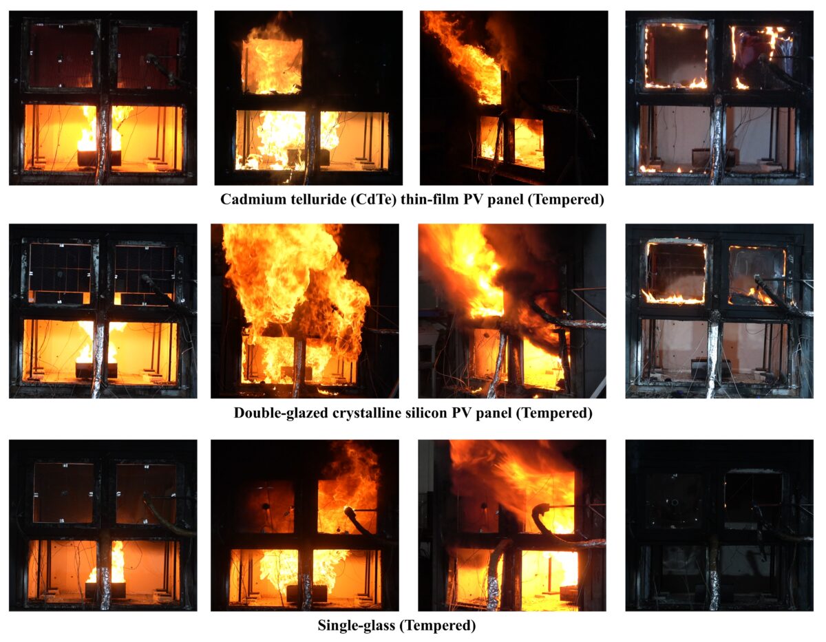 pvmagazine's tweet image. How BIPV façades behave under enclosure fire conditions: A group of scientists in China constructed a specialized compartment to test the thermal breakage and fallout of BIPV façades under enclosure fire… dlvr.it/TSBzqp #Photovoltaics #EnergyStorage #RenewableEnergy