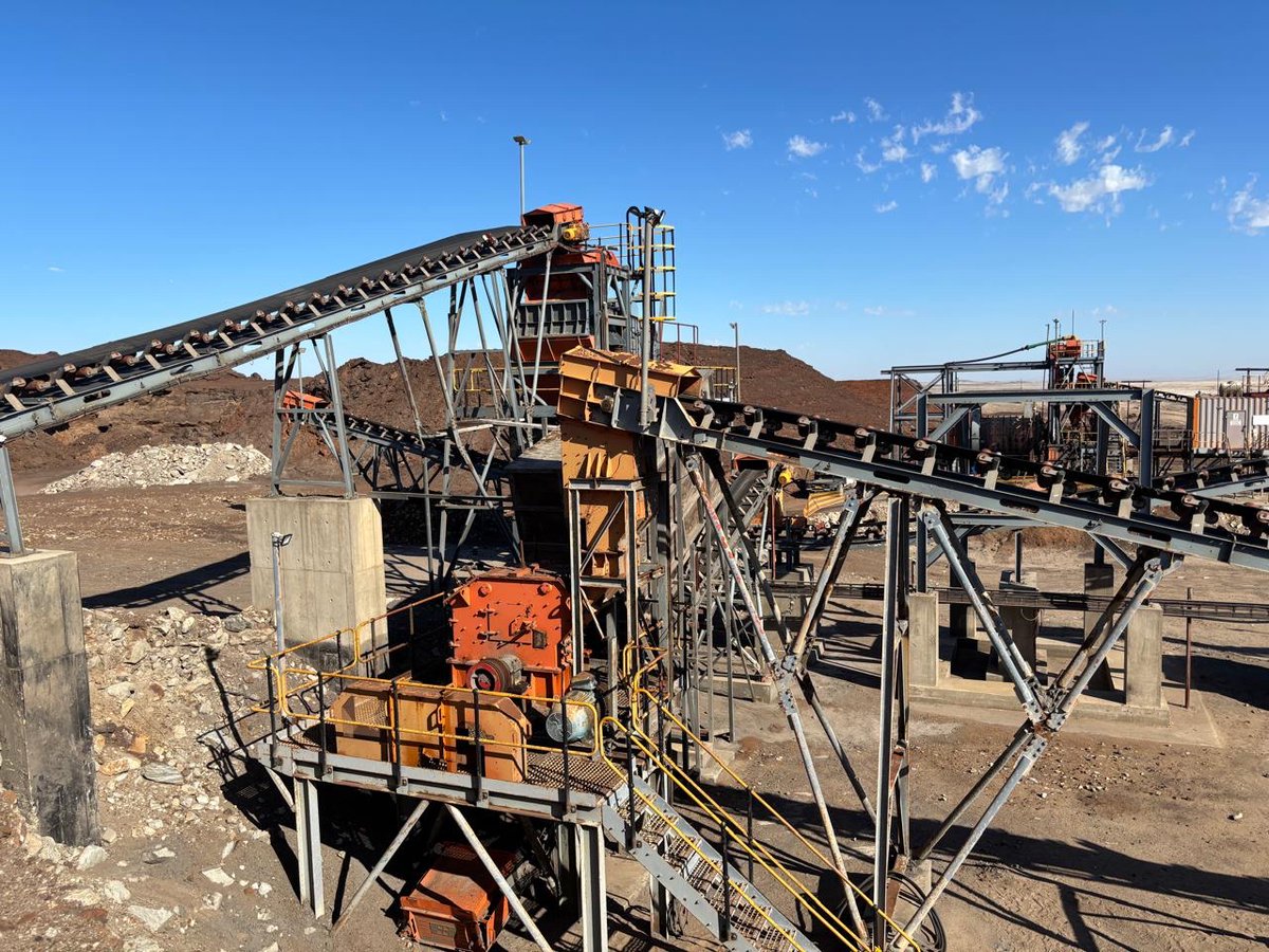 ColinBirdMining's tweet image. Nice pictures of @BezantResources  NLZM plant at Hope &amp;amp; Gorob project in Namibia. Things are progressing nicely. #BZT #Mining #Production #Namibia