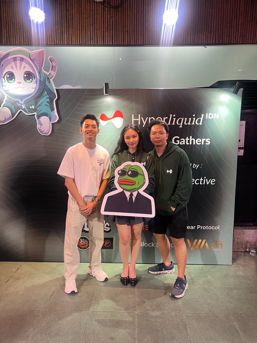 ellenleanartha's tweet photo. Hyperliquid IDN gathering last night 

Had a great time catching up with everyone again! 

Thank you for organizing @Hyperliquid_IDN and @pear_protocol for sponsoring 🍐 https://t.co/C3EAFgLn4L