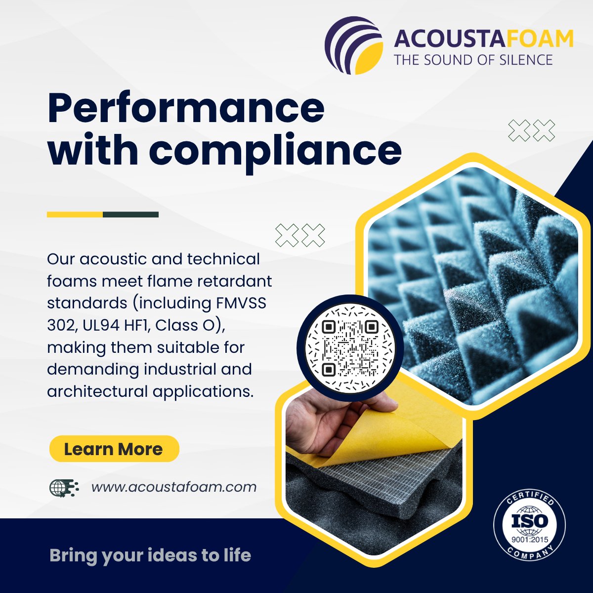 mawebdesign_uk's tweet image. 🛡 Performance with compliance.
Read more via acoustafoam.com
#Acoustics #NoiseControl #Soundproofing #FoamEngineering #UKManufacturing