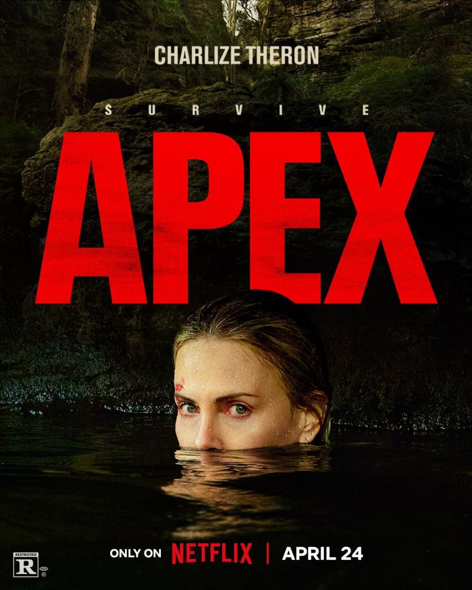 FilmFrontline's tweet image. ‘APEX’ (2026) is here! 🔥
A gripping survival thriller drama you don’t want to miss 👀

👉 Now streaming in English on Netflix

#Apex #Netflix #NowStreaming #SurvivalThriller #MovieNight #StreamingNow #Thriller #DramaFilms #TaronEgerton
#CharlizeTheron
