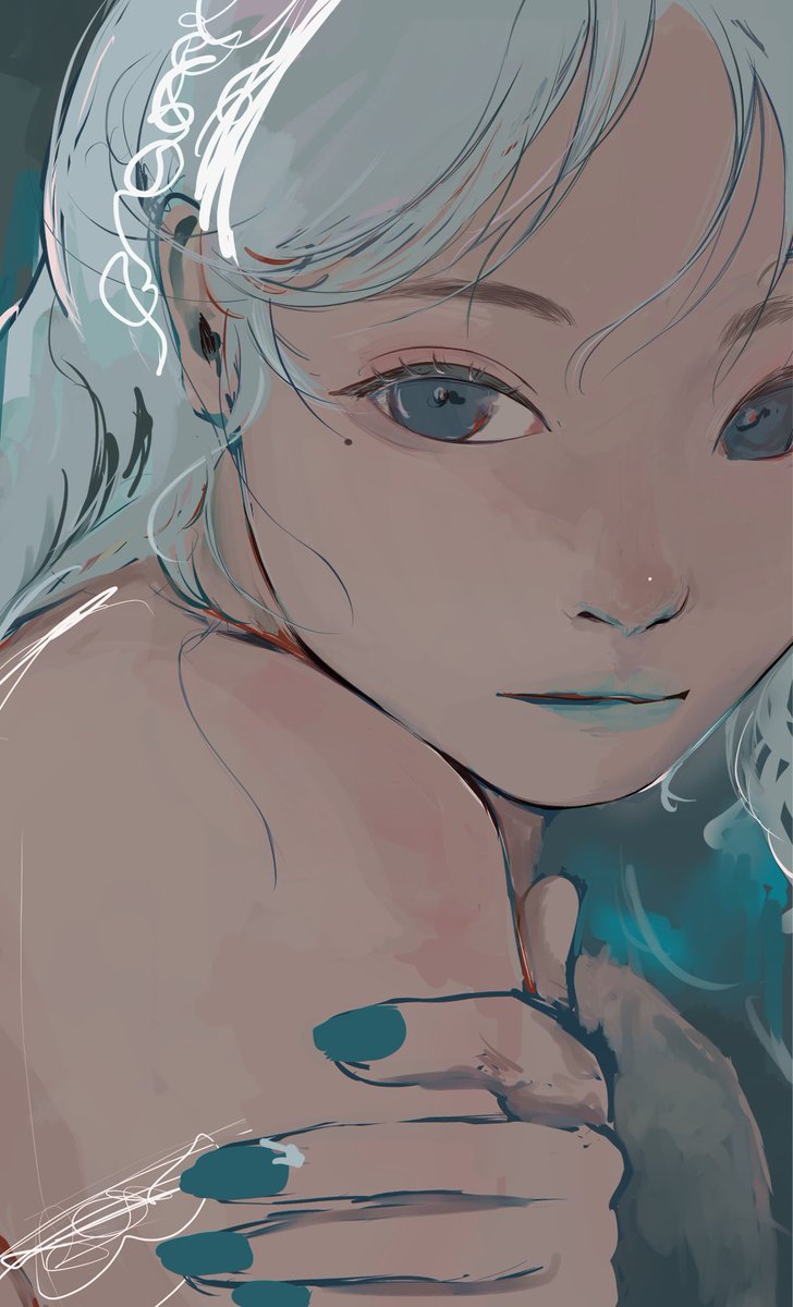 溶けそうな絵描きたいなぁ。