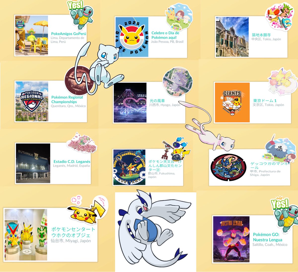 yofuimourinh0's tweet image. My fav postcards from this month!! Big thanks to all my friends 🥳 🎁 

どうもありがとうございます

#PokemonGo #PokemonGoFriends