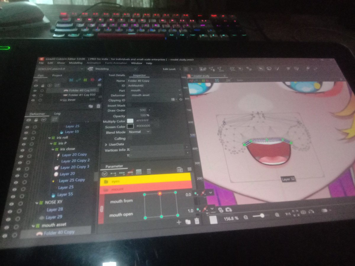 RivkiSujat6378's tweet image. Tolong ini sudah ngulang untuk yang ke 4 kalinya jangan kuning lagi ya parameternya. 🥲
#rigging
#vtuber