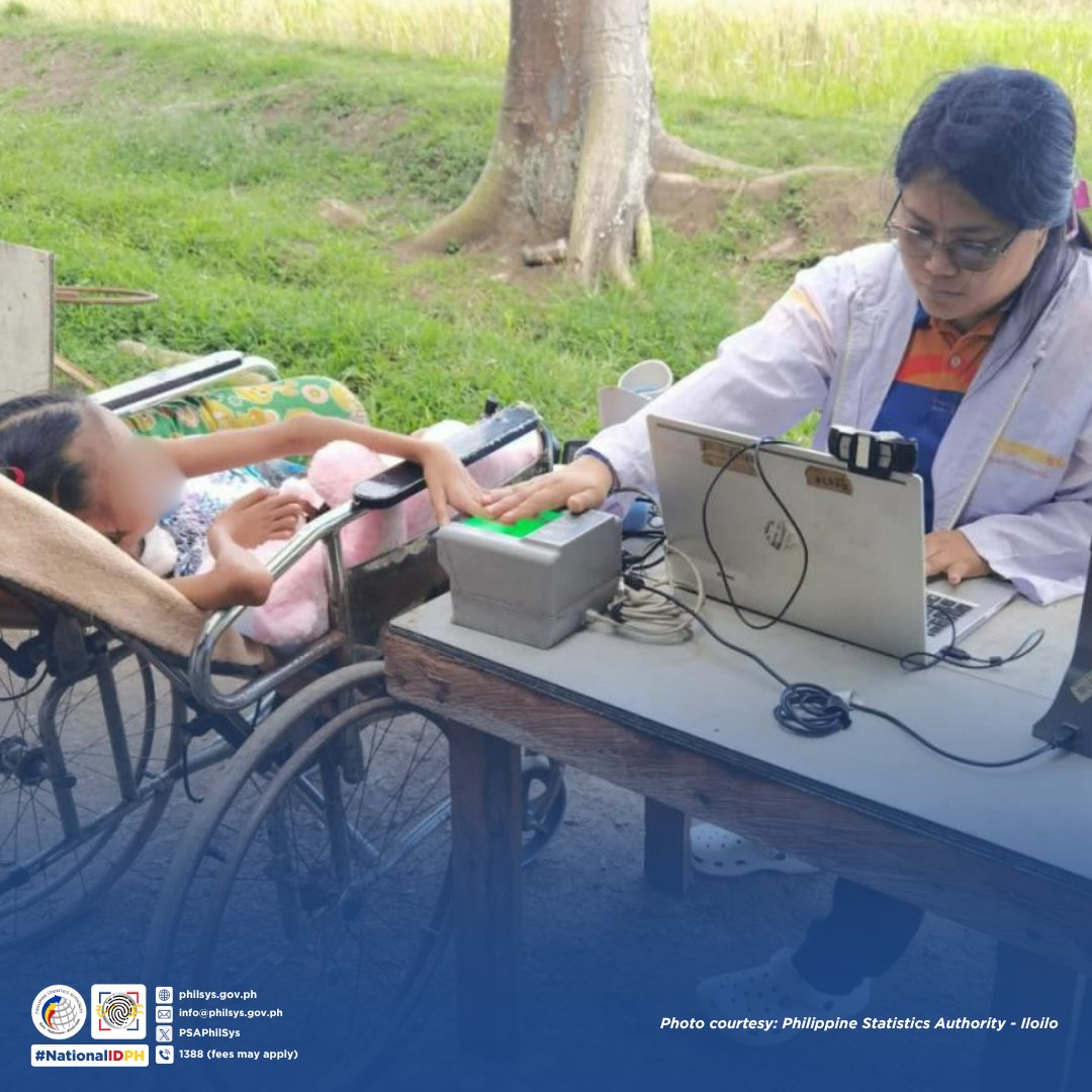 PSAPhilSys's tweet photo. TINGNAN: National ID services ng PSA isinagawa sa mga taga-Iloilo. 

#NationalIDPH #PSA https://t.co/t1GOSk8Pai