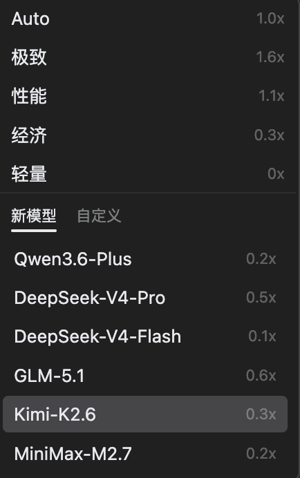 bingal's tweet photo. qoder 已经上了 DeepSeek v4，这速度可以 https://t.co/9KHl7g8Cxm