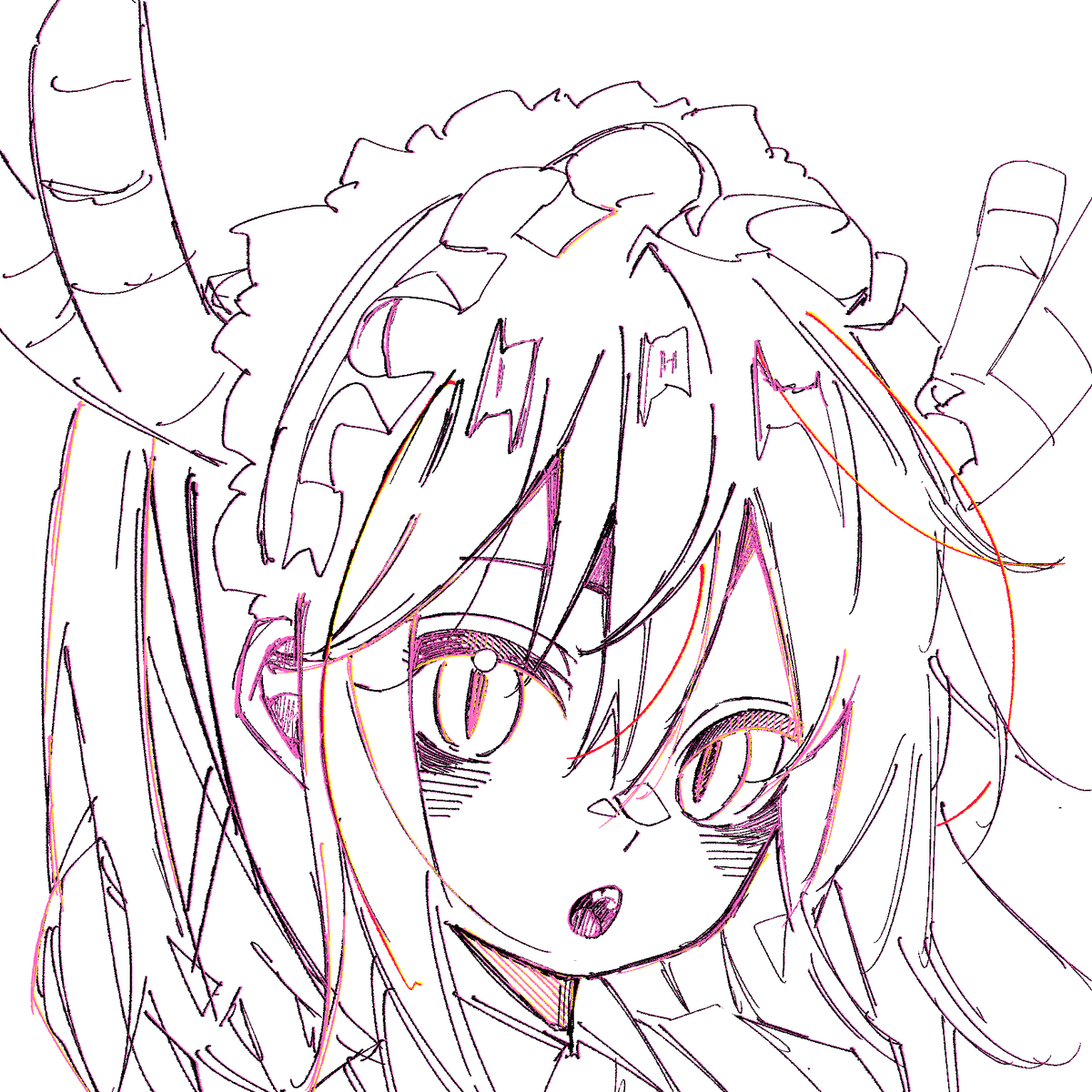 syaritatu0001's tweet photo. #小林さんちのメイドラゴン
授業中ラグガキ。 https://t.co/V4pwN8R1dk