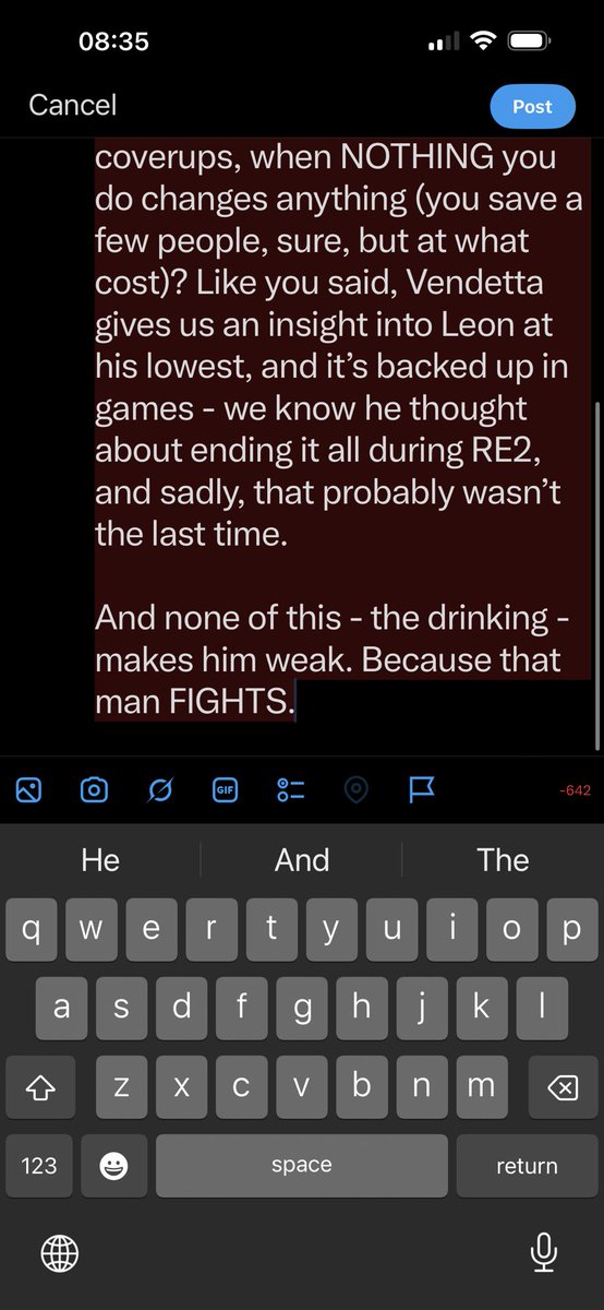 BoojumsSnark's tweet photo. @TIANHAI_03 Yap away! I love them too and Vendetta is definitely my favourite. I keep meaning to read the translated novel.

People make fun of him drinking?! The immaturity of fandoms spaces sometimes…

I guess people are used to Leon being this unstoppable, unyielding force- https://t.co/iRtnCRTMi9