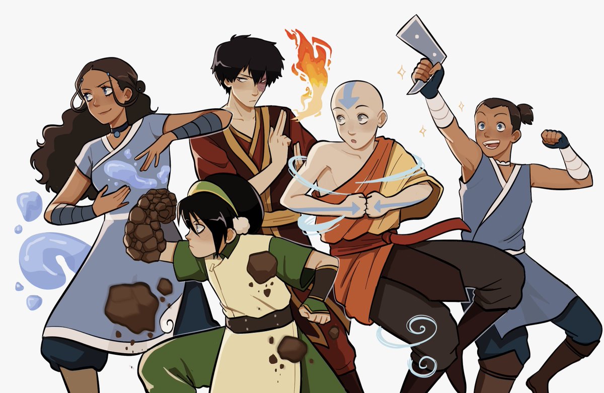 meg_ikarp's tweet image. team avatar will always be my family 🥲💘 #atla #myart