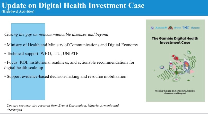 KulikovUNIATF's tweet image. Digital health is a game-changer for #NCDs and mental health.

At the 26th meeting of the UN Inter-Agency Task Force on the Prevention and Control of Noncommunicable Diseases, the @WHO and @ITU joint programme Be He@lthy Be Mobile gave a powerful update on how digital solutions