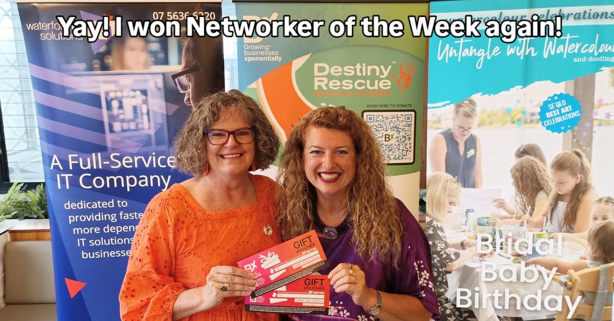 aldwyn's tweet image. Twice in one day! 🎉 Won Networker of the Week at Bx Southport + tied at Surfers Paradise this morning. Grateful for this amazing community and support! 😊👏#BusinessNetworking #Grateful #Winning #Bx #MassMediaQueen