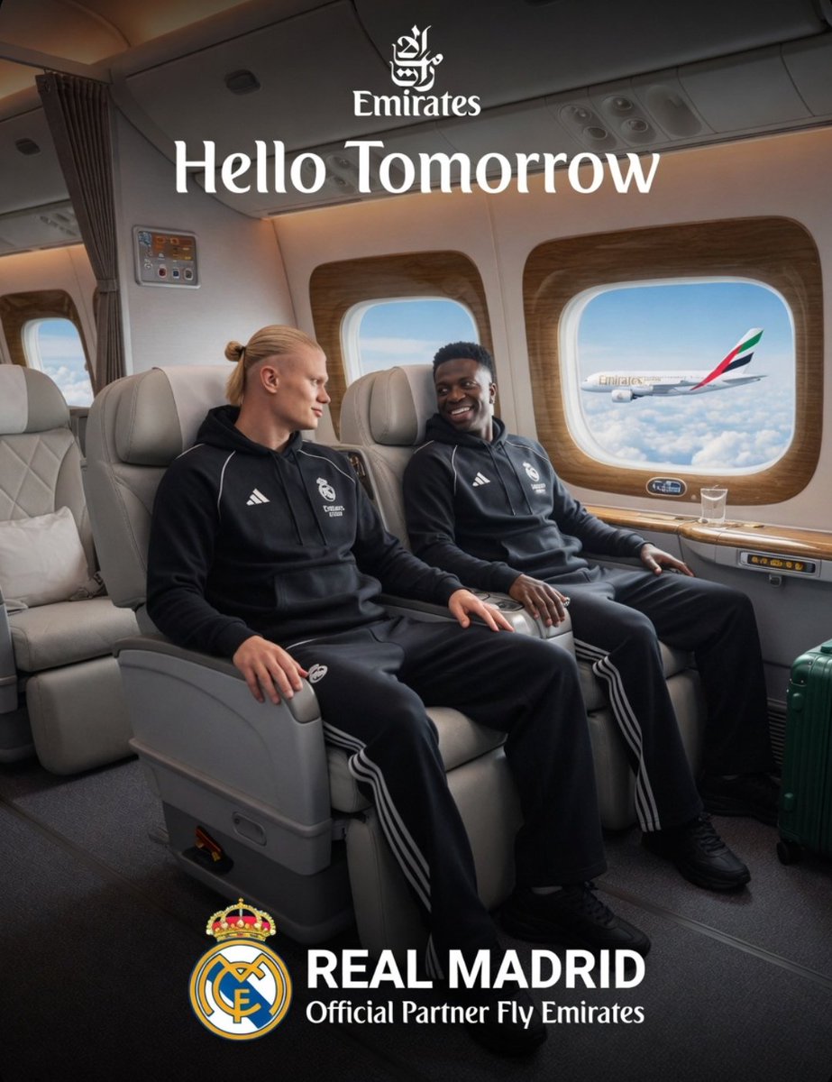 GxldeYildiz's tweet image. #Haaland x #Vini x #RealMadrid x #FlyEmirates