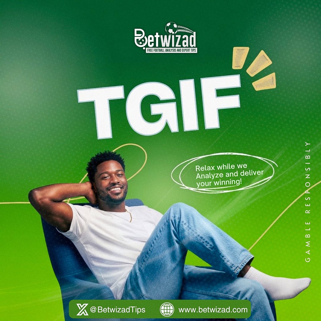 BetwizadTips's tweet image. Weekend mode: Activated 🟢
Relax like a champion while we deliver champion tips.

#TGIF