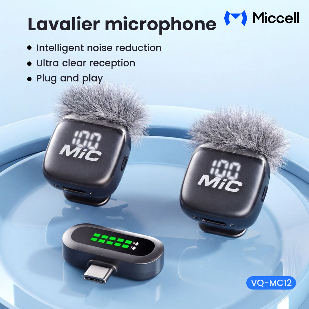 Miccelltech's tweet image. Miccell #NewArrival: MC12 AI Noise Cancelling Lavalier #Microphone👇

✅Advanced AI #NoiseReduction
✅40–50m Wireless Transmission
✅Plug &amp;amp; Play Instant Connection
✅30ms Audio Transmission
✅5H Continuous Recording

Ideal for video recording, live streaming, and content creation