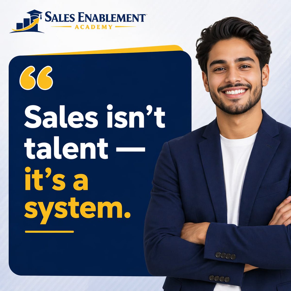 academy_sa44041's tweet image. You’re not bad at sales.
You’ve just never learned the system behind it.
Once you know what to say,
how to say it,
and when to say it —
results stop being random.
Final week to join our April Sales Training. Send a DM to get in.
#SalesTraining #Sales
#SalesEnablementAcademy
