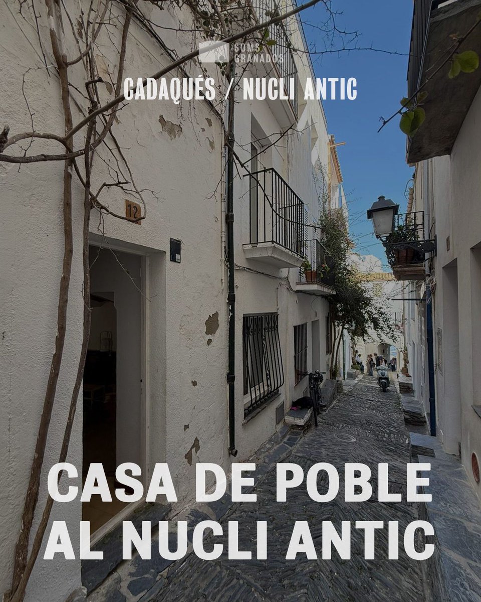 XavierSoms1's tweet photo. 🏡 Casa amb encant al nucli antic de Cadaqués

📍 Carrer des Call · a passos del mar 🌊
100 m² · 3 plantes

☀️ Molta llum
🏡 Casa independent
🔨 Gran potencial de reforma

💰 950.000 €

📩 DM per més info o visita

#Cadaques #CostaBrava #CasaEnVenda https://t.co/QUCDyyjozs