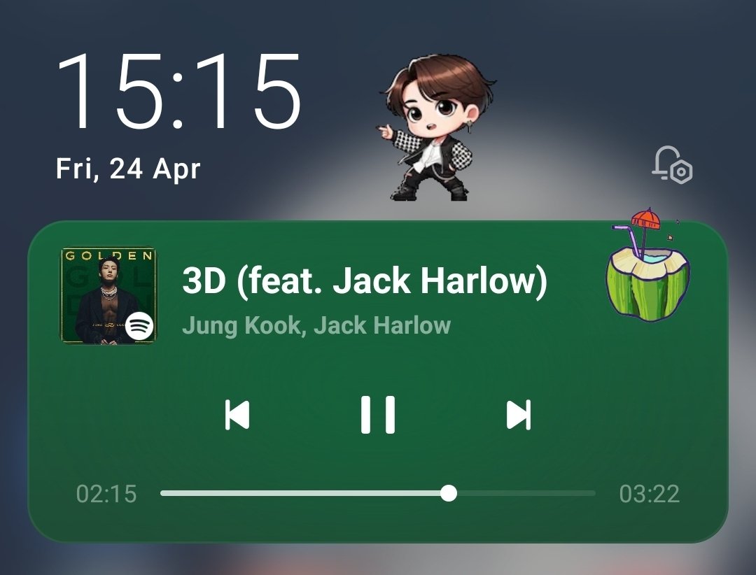 LidiaTan75's tweet image. 👋 Hi, I'm Listening 🎧 #3D by #JUNGKOOK from "BILLIONS CLUB" on Spotify! 💚

🔗 open.spotify.com/track/6xGr4tVz…

PLEASE KEEP SUPPORTING JUNGKOOK'S MUSIC 🎶 🫶 
#JUNGKOOK #정국 🔥