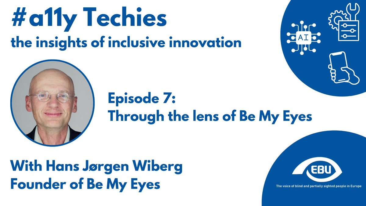 euroblind's tweet image. Connecting #VisuallyImpaired people with volunteers to help them lead more autonomous lives.

Since its launch, @BeMyEyes has helped our communities in overcoming their daily obstacles.

🎥 Watch the seventh episode of #a11y Techies to learn more: tinyurl.com/2ra5cw4h