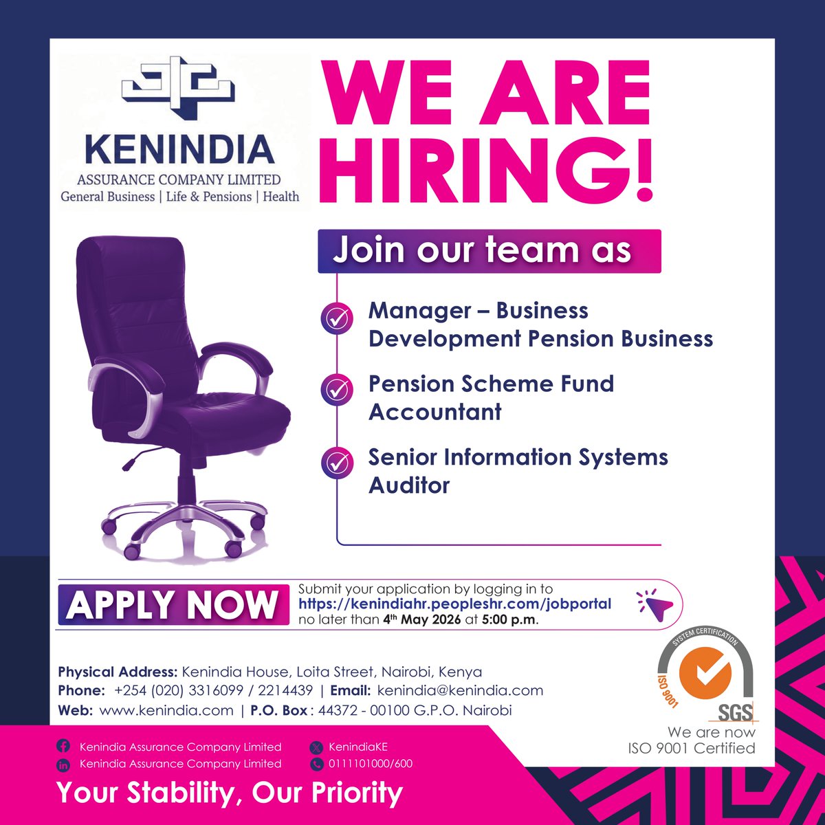 Kenindia Assurance Company tweet media