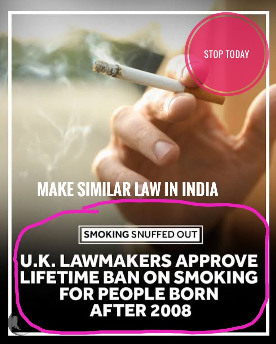 STOPTODAYORG's tweet photo. Ban smoking for youngsters 😌 https://t.co/klvw7SUaJu