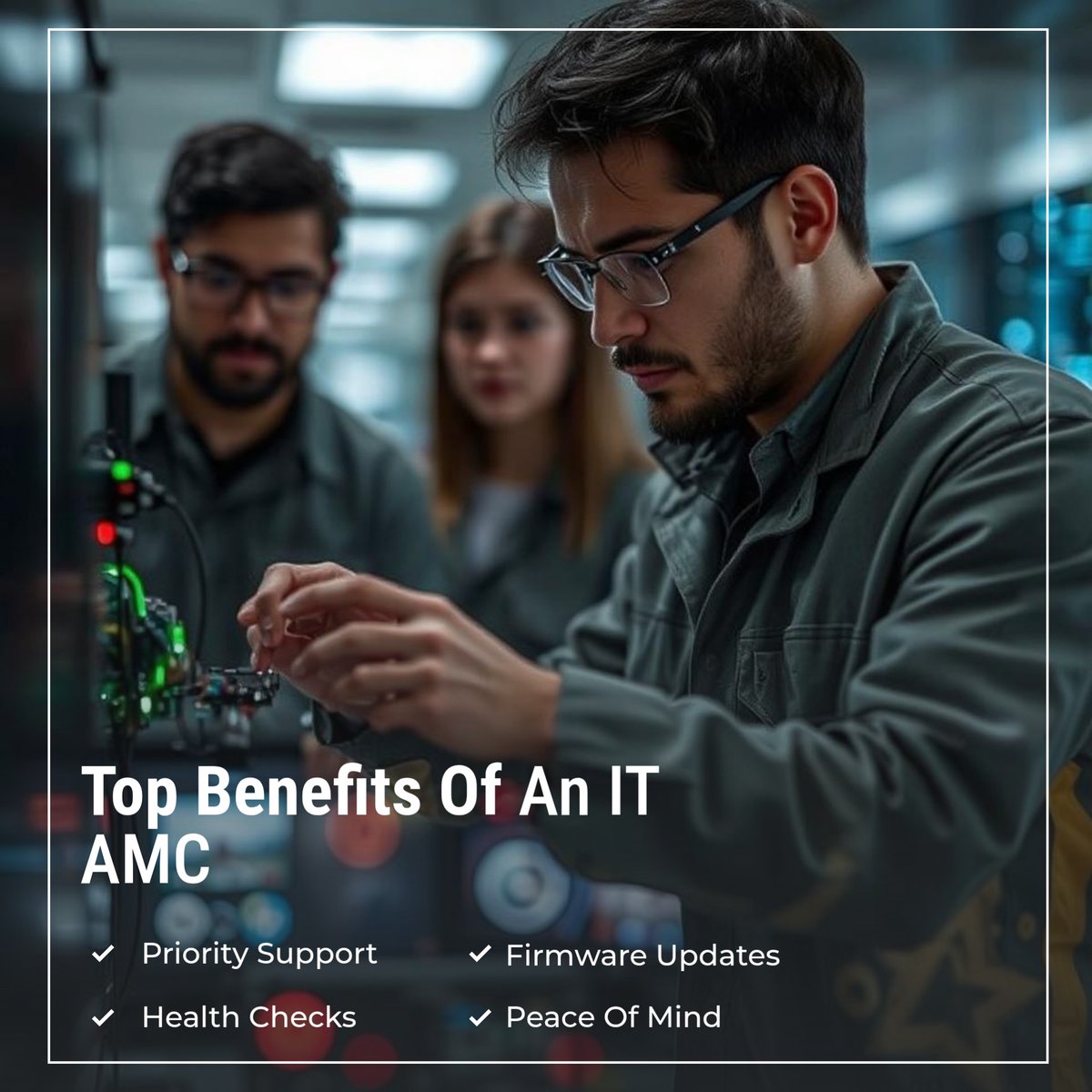 ZorinsOfficial's tweet image. Investing in an IT AMC ensures priority support, regular health checks, and firmware updates. 🛠️💼  
Keep your systems healthy—just like your heart!

#ZorinsTechnologies #ITSolutions #Datacenter #Network #ZorinsInnovate #TechForward #FuturePoweredByZorins #SecureConnections