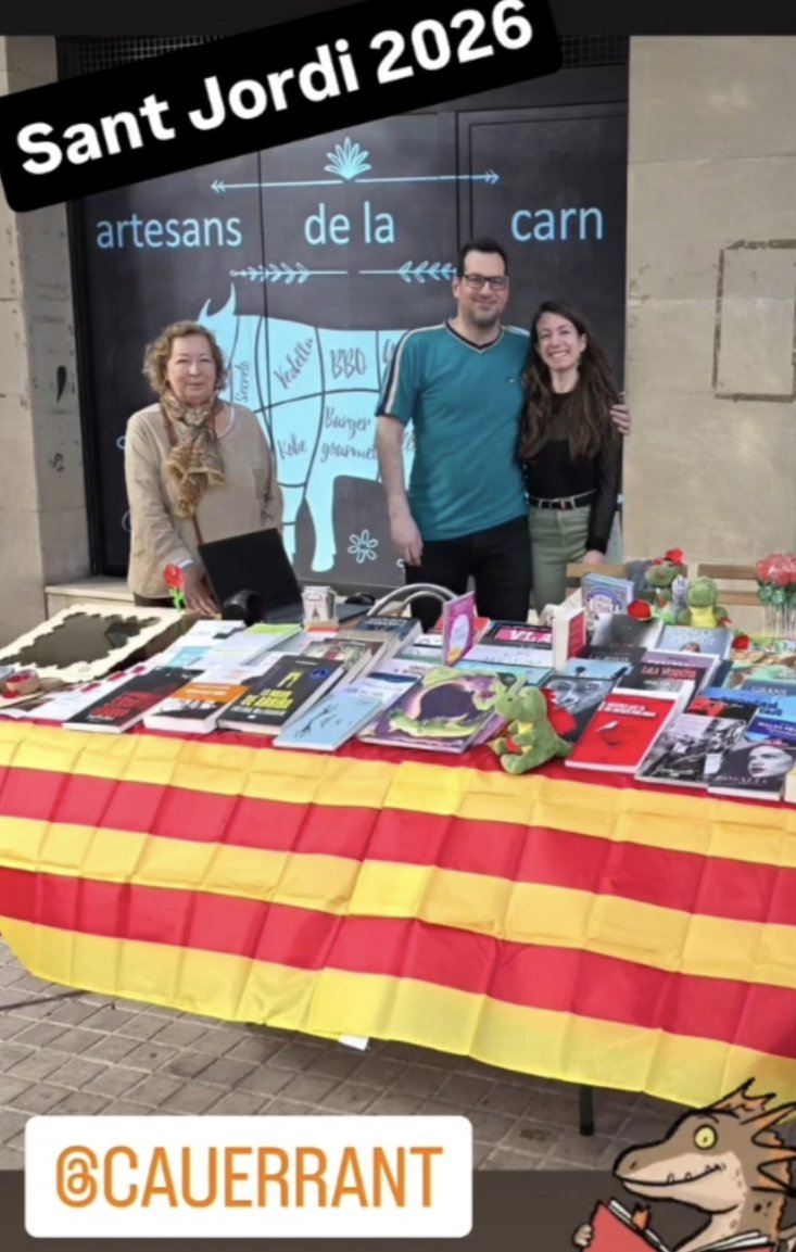 cauerrant's tweet photo. El més bonic de Sant Jordi és compartir-lo amb les persones que estimes.

Dia meravellós ahir de família, amics, i clients que són també habitants d'aquest cau que no para de moure's.

Moltíssimes gràcies! 🥰🌹 https://t.co/73cwhHzoAM