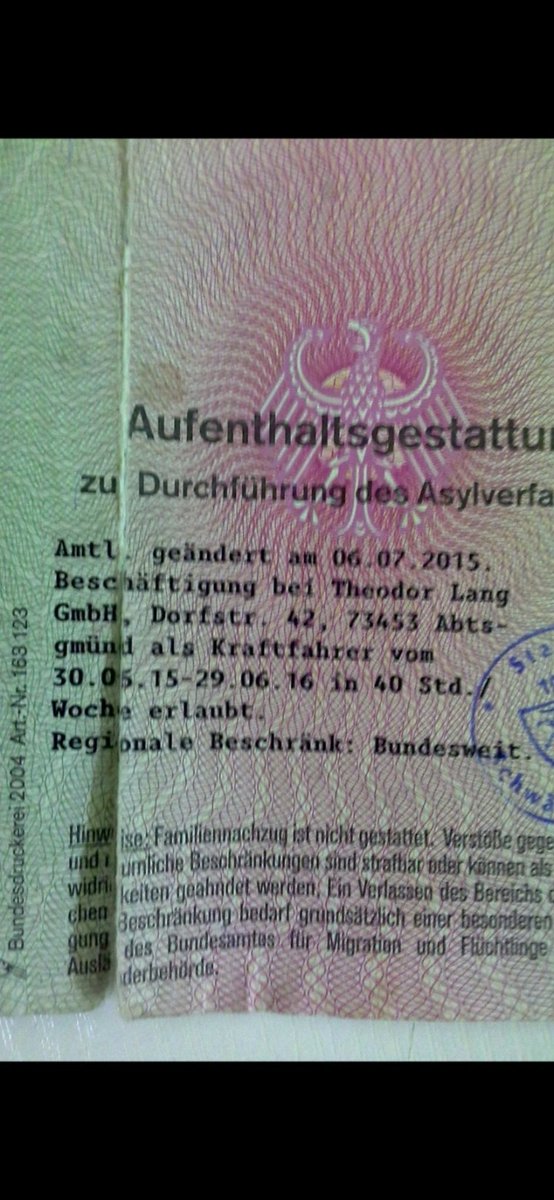 BismallWithAI2's tweet image. Egal was ich/anderes Personen haben zu Behörder gegeben,einfachlich mit meine finger abdruckt alles sollt von System kommen. So was lost here mit meine Idenfizierung?
Genau warum #Lübcke umgebracht,2015 #caravan➡️ Datum auf dem Bild einstempeln zu verhindern meine Integration)
⬇️