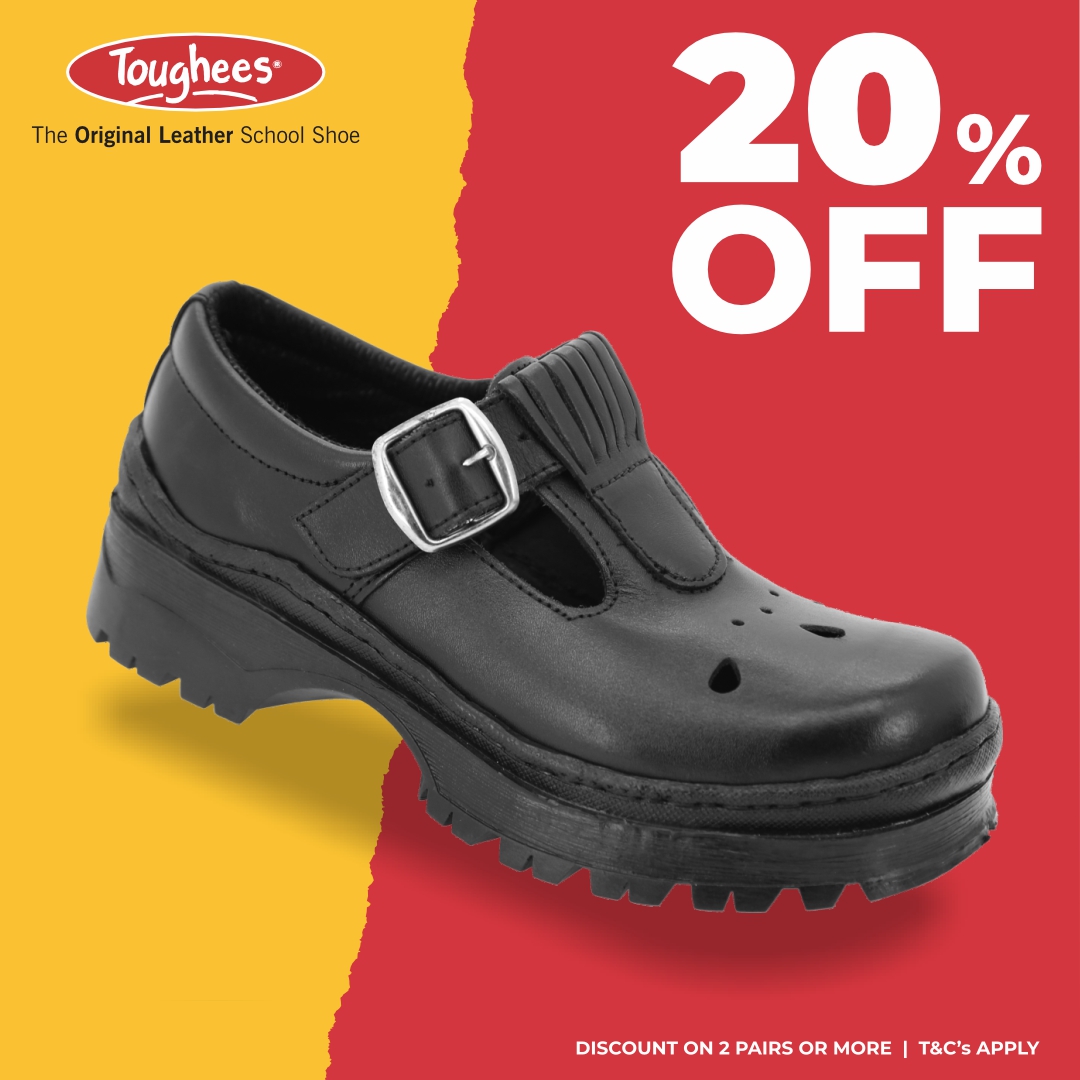 SaritYourCity's tweet image. Get Kenya’s #1 antibacterial, genuine leather school shoes at 20% OFF when you buy 2 or more pairs. 

Visit your @Batakenya store today, located on the Ground Floor at Sarit.

#BataToughees #BackToSchool