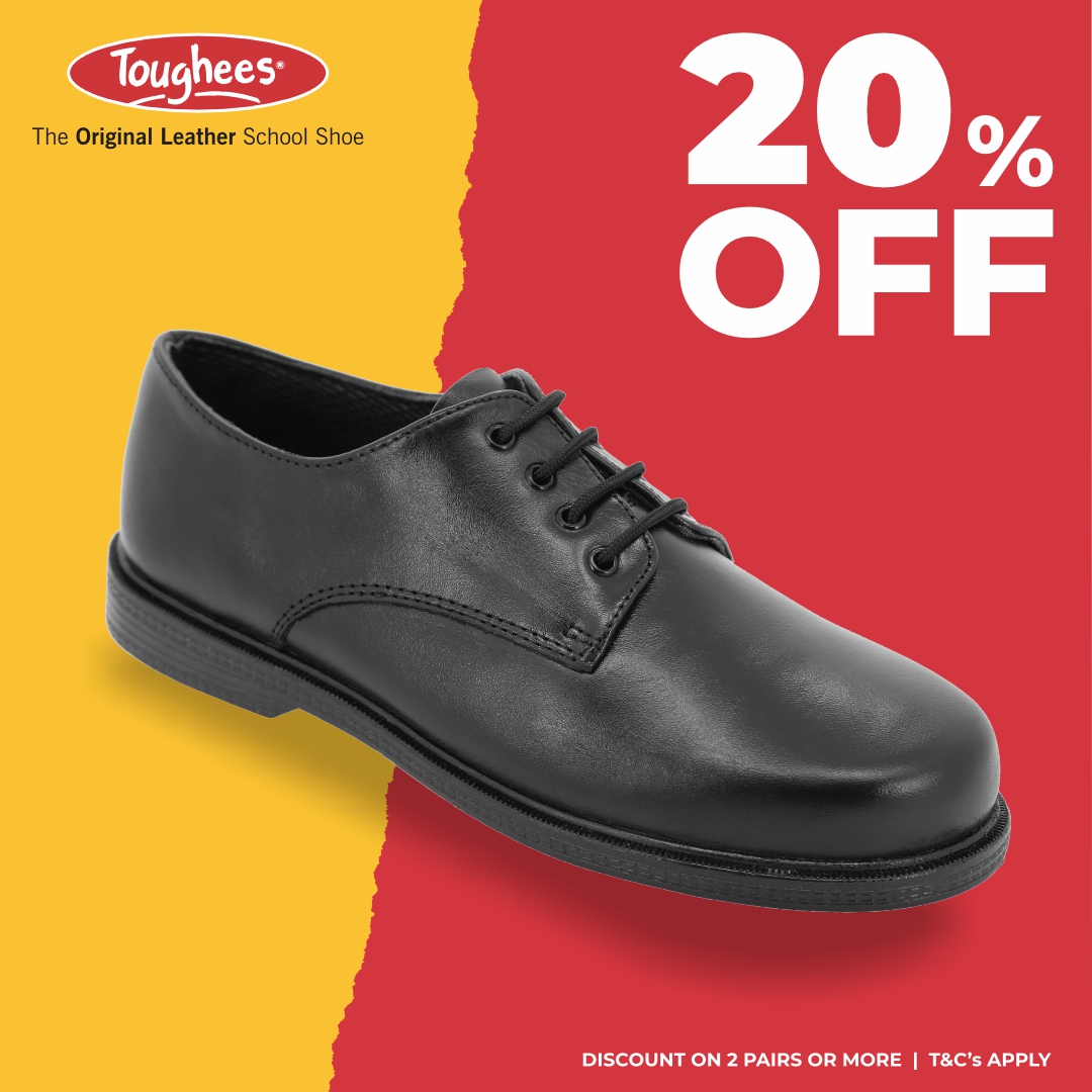 SaritYourCity's tweet image. Get Kenya’s #1 antibacterial, genuine leather school shoes at 20% OFF when you buy 2 or more pairs. 

Visit your @Batakenya store today, located on the Ground Floor at Sarit.

#BataToughees #BackToSchool