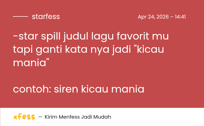Starfess || CEK PINNED UNTUK KIRIM MENFESS tweet media