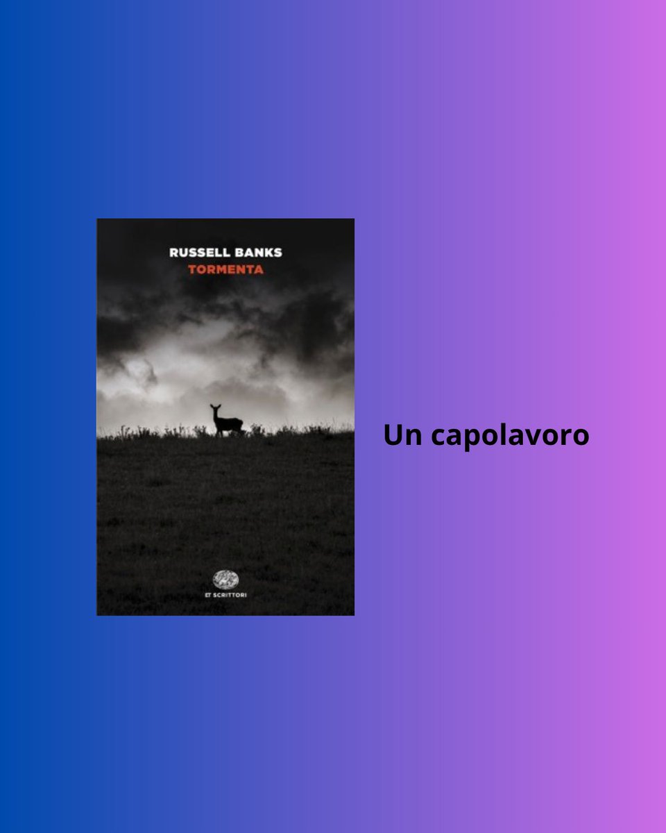 CasaLettori's tweet image. La mia recensione di

#Tormenta Russell Banks @Einaudieditore

casadeilettori.blogspot.com/2026/04/tormen…

Un libro indispensabile per capire come ci si può liberare dalla brutalità, come trovare nel linguaggio e nella comunicazione la strada per redimerci

#Libri a #CasaLettori