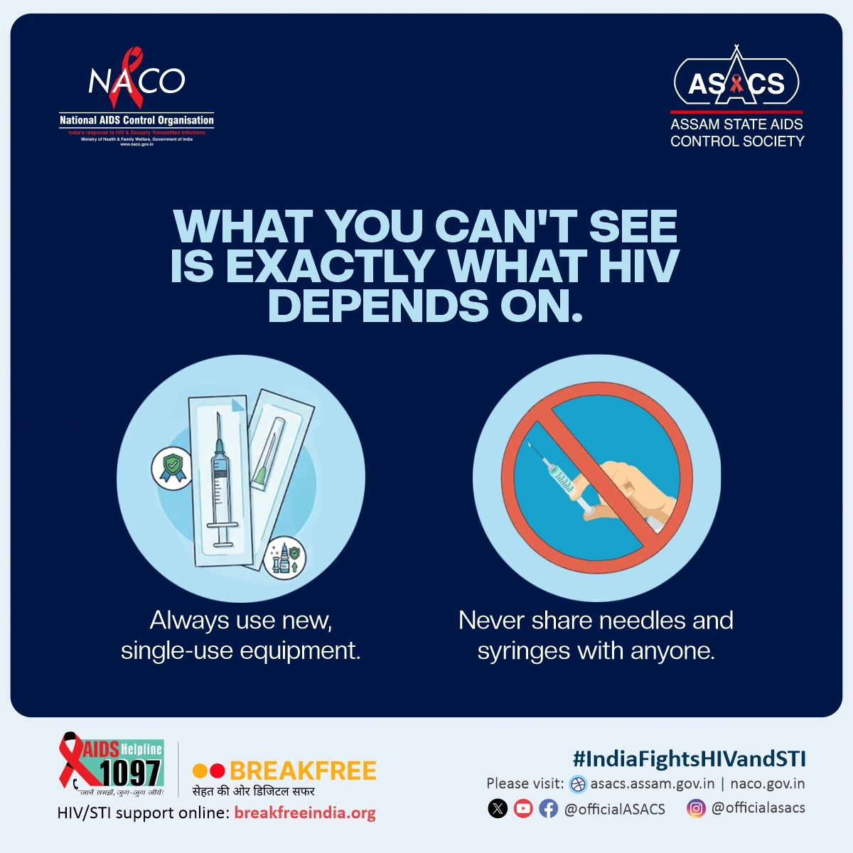 Assam State AIDS Control Society tweet media