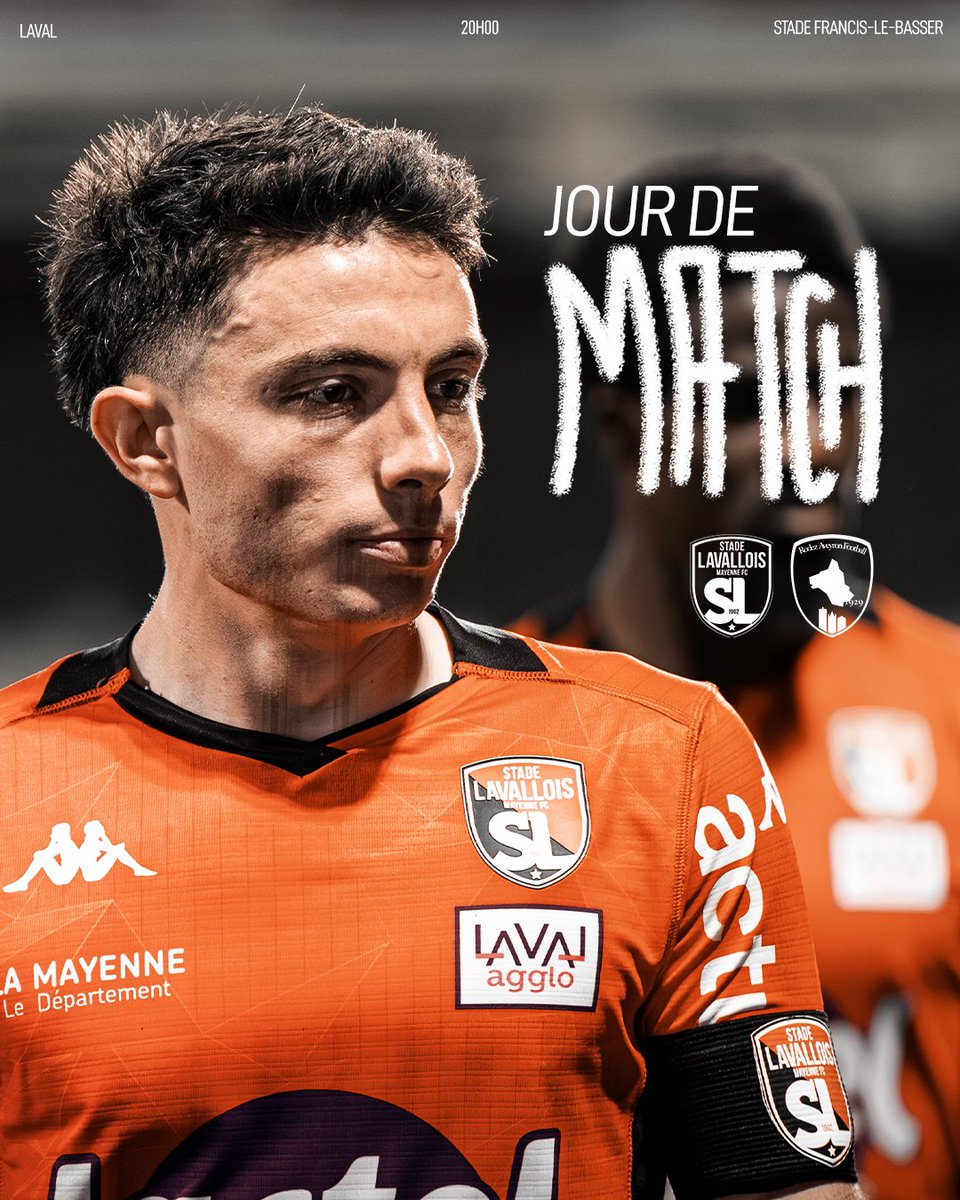 🔶 𝐉𝐎𝐔𝐑 𝐃𝐄 𝐌𝐀𝐓𝐂𝐇 🔶

⚔️ Duel de dynamiques positives à domicile : nos 𝐓𝐚𝐧𝐠𝐨 veulent faire plier un adversaire en pleine confiance. 🧡🖤

⚽️ <a href="/OfficielRAF/">Rodez Aveyron Football</a> 
🏟️ Stade Francis-Le-Basser
📺 <a href="/beinsports_FR/">beIN SPORTS</a>
⏰ 20h00

#LAVALRAF | #SouriezCestduFootCestLaval