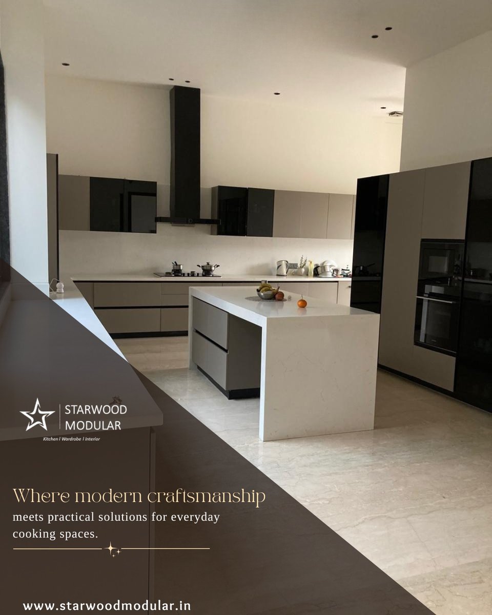 StarwoodModular's tweet image. A kitchen isn't just a place to cook—it's the heart of your home. At Starwood Modular, we blend premium craftsmanship with intelligent design .

Explore our designs at starwoodmodular.in

#StarwoodModular #ModularKitchen #InteriorDesignIndia #ModernKitchen #HomeRenovation
