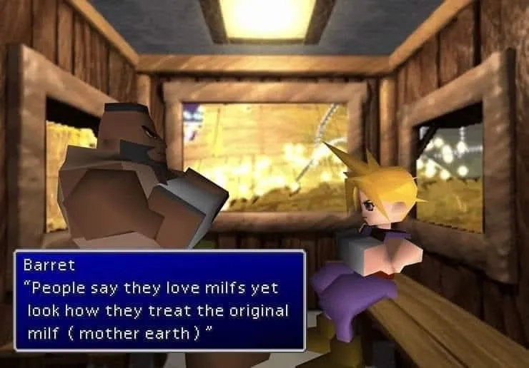 GameEels's tweet image. I hear no lies from Barret 🤷‍♂️

#funnymemes #gaming #finalfantasy7 #GameEels
