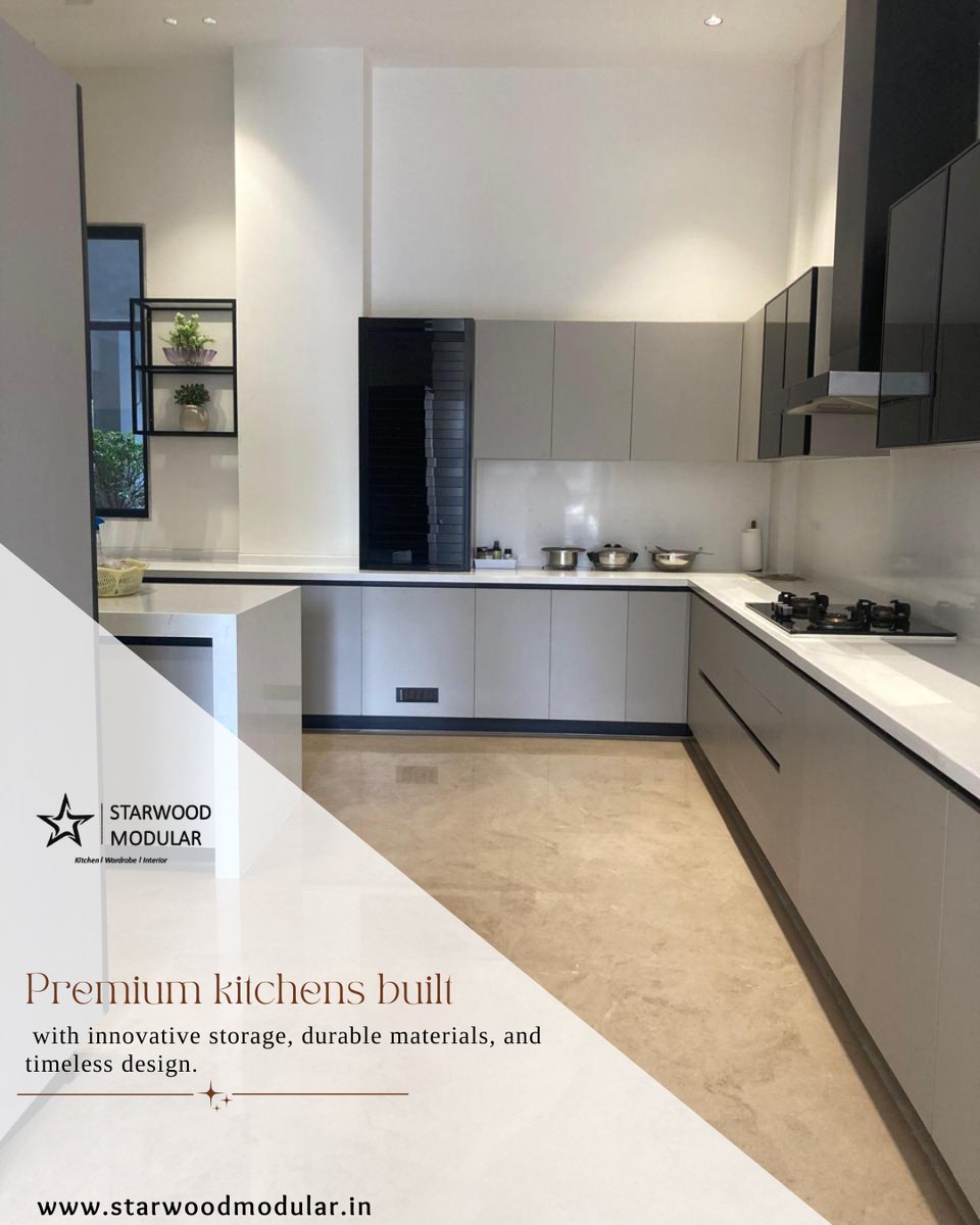 StarwoodModular's tweet image. A kitchen isn't just a place to cook—it's the heart of your home. At Starwood Modular, we blend premium craftsmanship with intelligent design .

Explore our designs at starwoodmodular.in

#StarwoodModular #ModularKitchen #InteriorDesignIndia #ModernKitchen #HomeRenovation