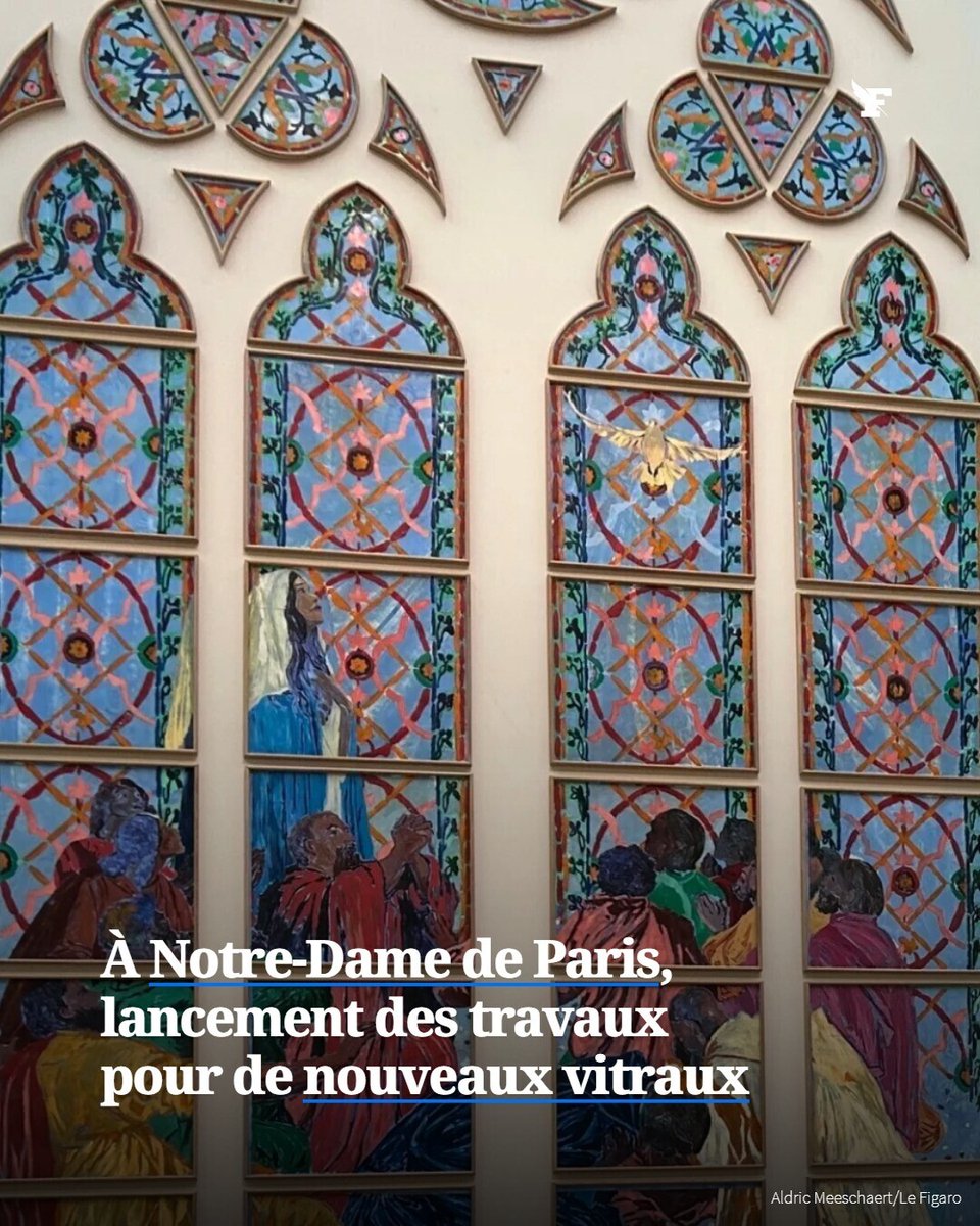 FNFL_Historique's tweet image. "Le panneau d’autorisation de travaux pour la dépose des vitraux de Viollet-le-Duc et leur remplacement par ceux de Claire Tabouret a été affiché au pied de la cathédrale lundi dernier. Un investissement de 4 millions d’euros."

Souriez c'est vos impôts !