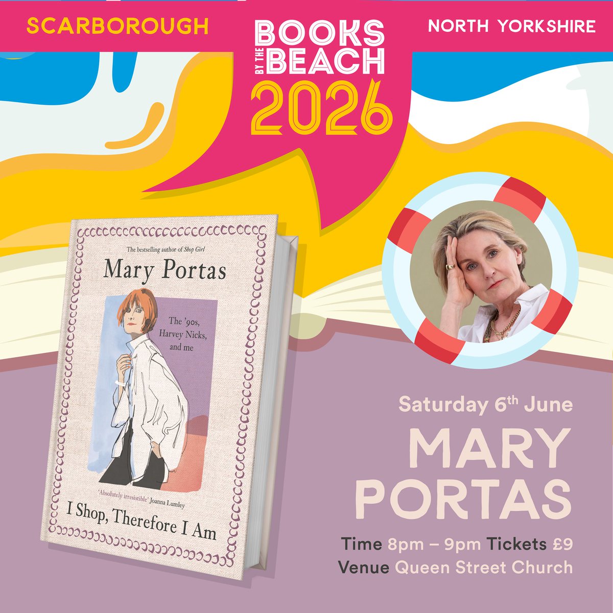 scarboroughbook's tweet image. Get #thatfridayfeeling! Treat yourself to tickets for @maryportas appearing #scarborough Sat 6 June! Tickets here-ymcatheatre.ticketsolve.com/shows/11736771… @TeamMaryPortas @HarveyNichols @gazetteherald @scarborough_the @TheScarboroNews @gazetteinwhitby @BooksUpNorth @kempsshop #IShopThereforeIAm