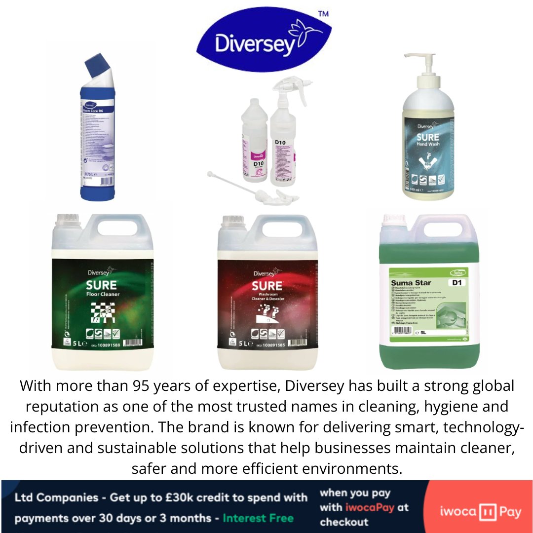 goforgreenuk's tweet image. Whether you need commercial kitchen cleaning chemicals, advanced floor care equipment, hotel housekeeping systems or infection prevention products, Diversey offers a trusted portfolio backed by decades of research and industry experience. #catering #hospitality