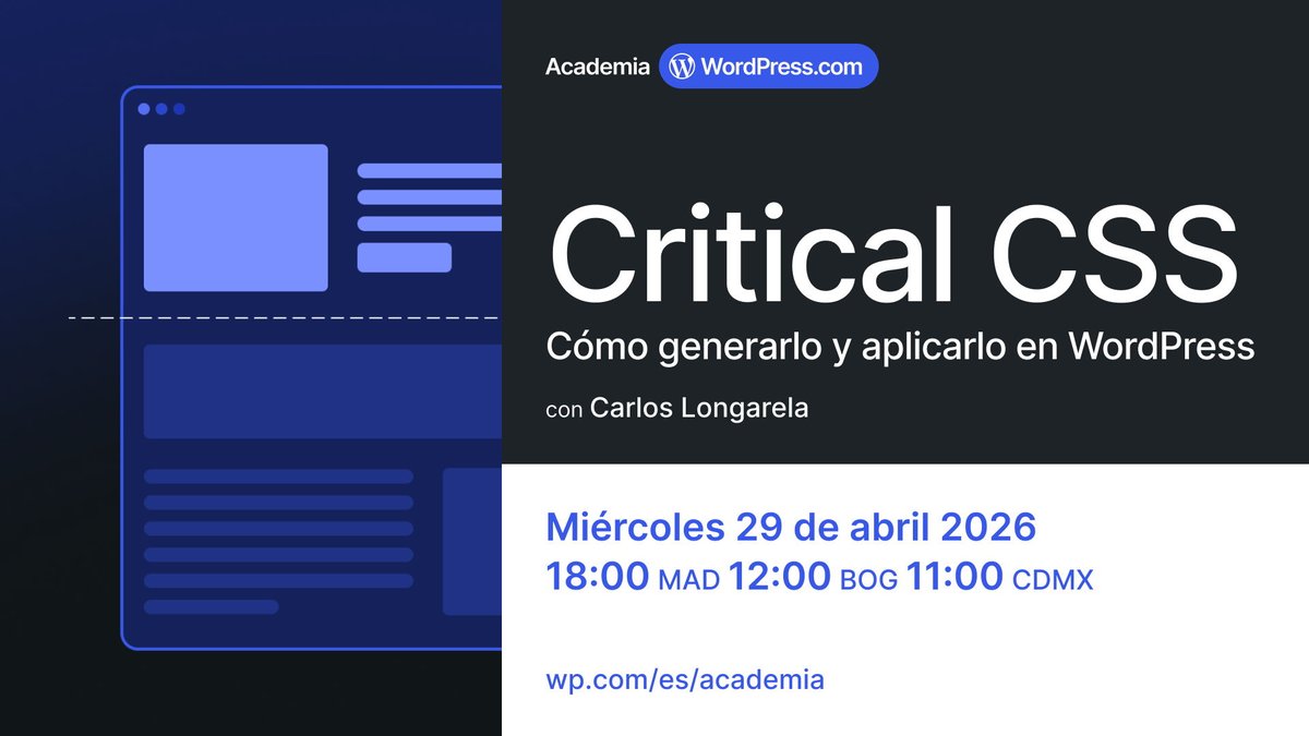 WordPress.com en Español tweet media