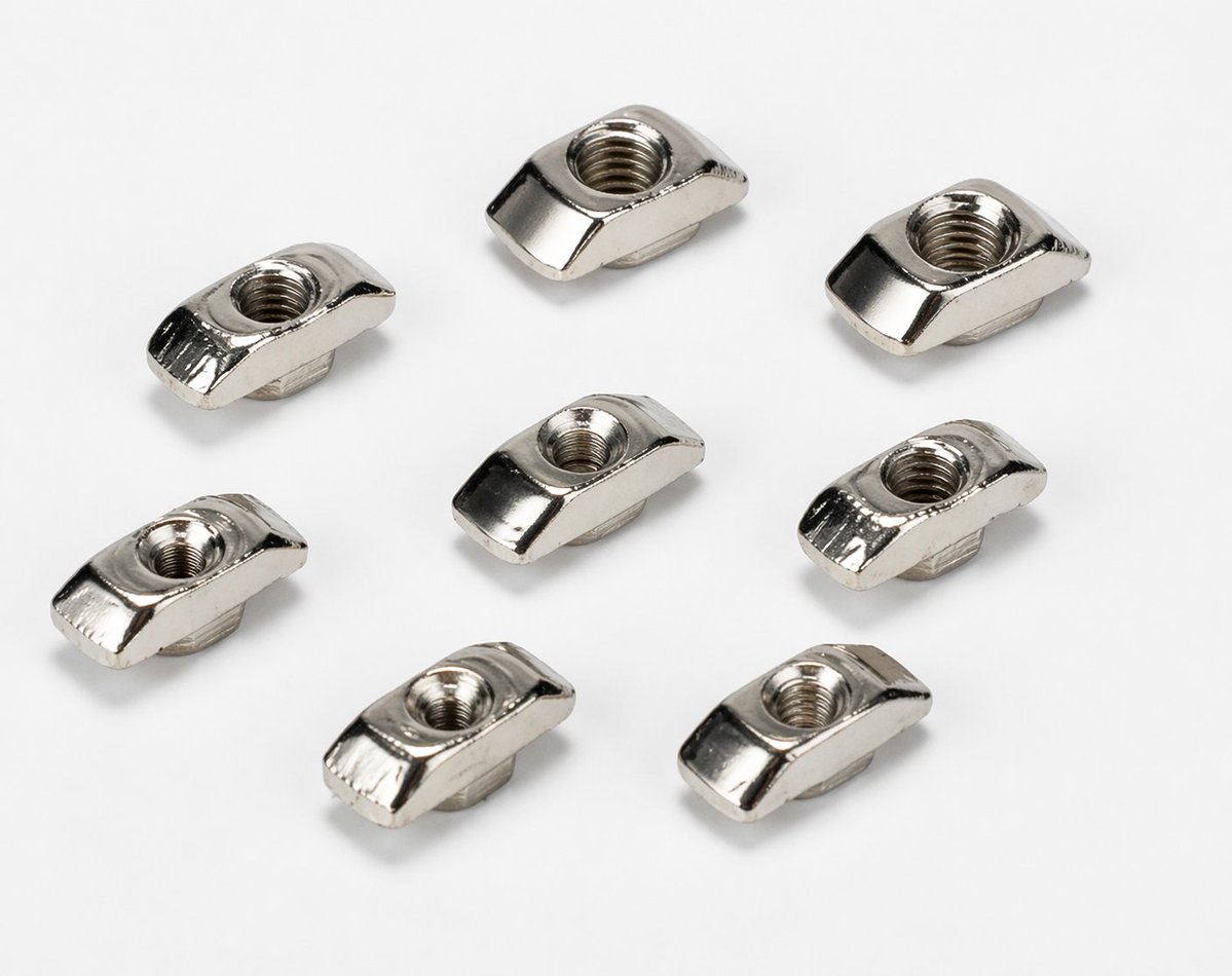 QiqiFastener's tweet image. 🔩 EU T-Nut – 40 Series (M4–M8). Nickel-plated steel, slides into T-slots. Secure mounting for frames, workstations &amp;amp; automation. M4/M5 for light, M6/M8 for heavy.
📩 +86 155 2706 9608
#fasteners #hardware #aluminumprofile #engineering