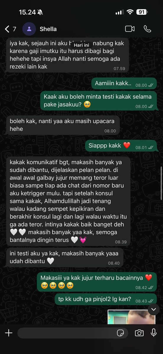 handledbyclara's tweet image. Makasiih yang sudah percaya jasaku selama mendampingi kalian bertahun2 galbay 🤗semoga kalian selalu diberkahi rezeki yang luas dan mudah 🥹 #zonauang #pinjol #galbay #debtfree