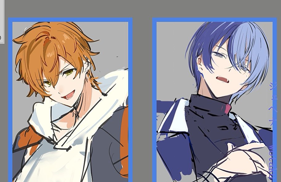 想起来翻出来的草稿。能画完吗。。。