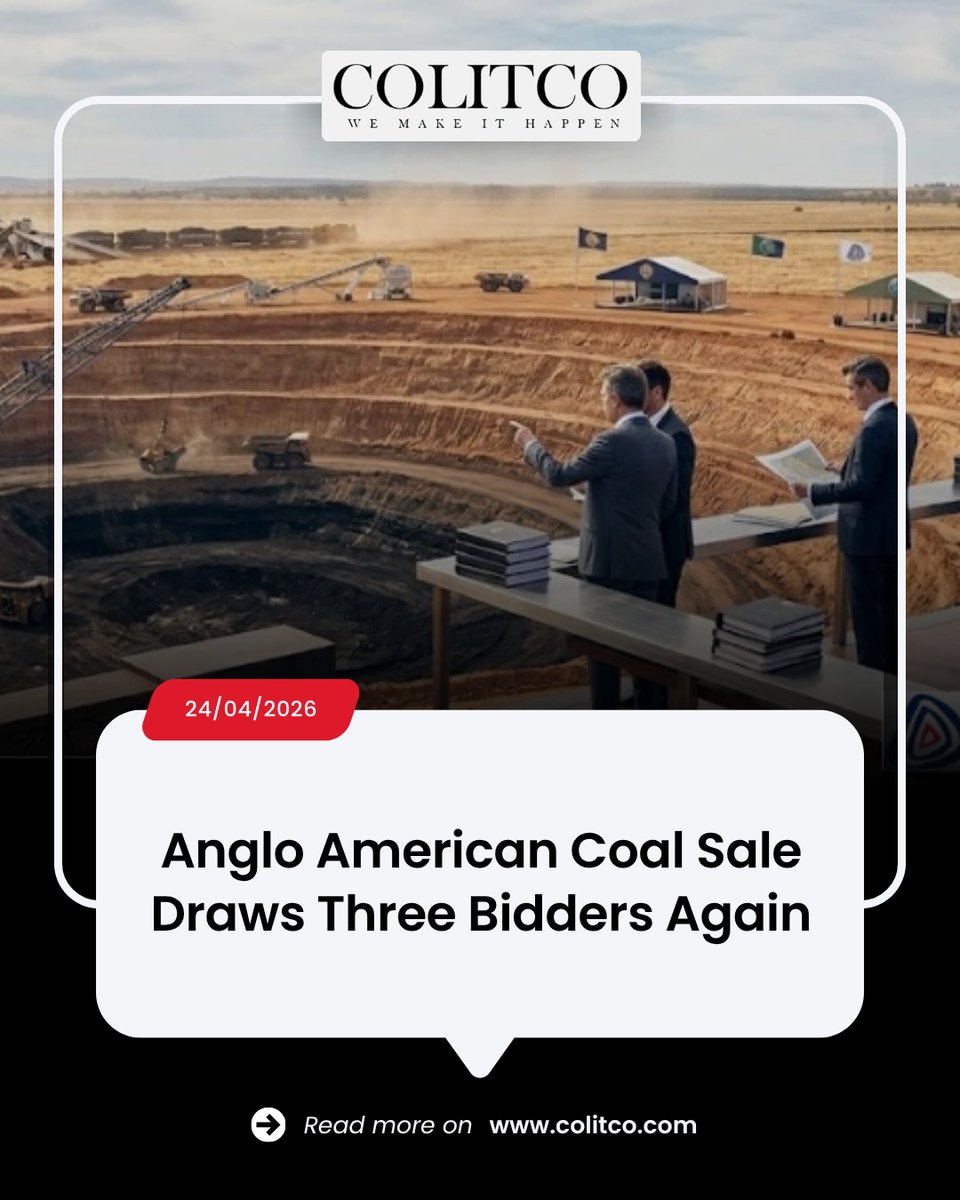 colitco's tweet image. Why are coal assets attracting bidders again?

Anglo American’s coal sale is back in focus as bidders return. Despite energy transition talk, strong demand signals coal still holds strategic value in global markets.

Read More : colitco.com/anglo-american…

#Coal #Energy #Mining