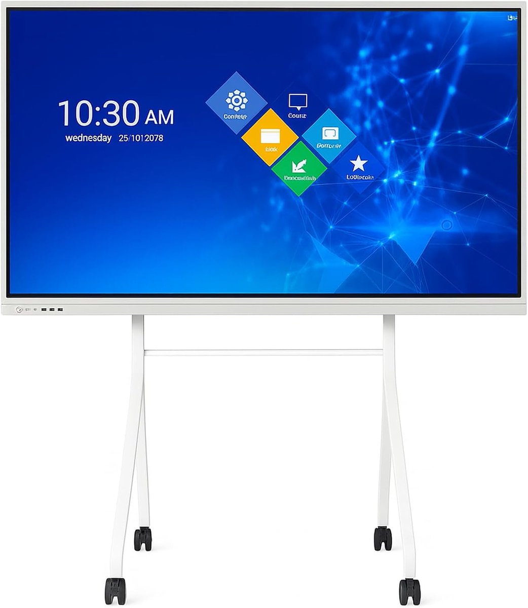 70 Inch 4k Smart Board Touch Screen Interactive whiteboard,40 Point ...