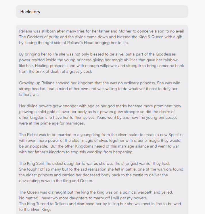 RelianaVT's tweet photo. For the people who always wondered about the story of my being! Here you have it! 🥰 

Hopefully one day soon i will come out with a Lore video! 🥰

#vtuber #lore #twitchstreamer #loredump https://t.co/eHWt94dc1t
