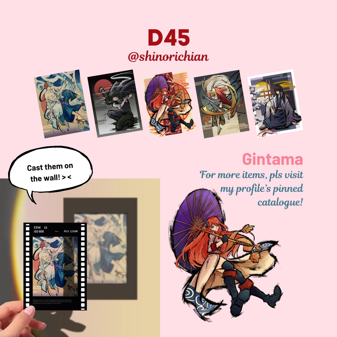 ShinoriChian's tweet photo. Hiii 🌸 I am finally back with a booth at #cosmicspring this weekend at Lalaport! > < I am lazy to make a new catalogue so pls visit my profile’s pinned catalogue from AMG last year~ preorder link is also opened.

#cosmic2026 #digimon #gintama #銀魂 #デジモン https://t.co/dn8fZWJBmf