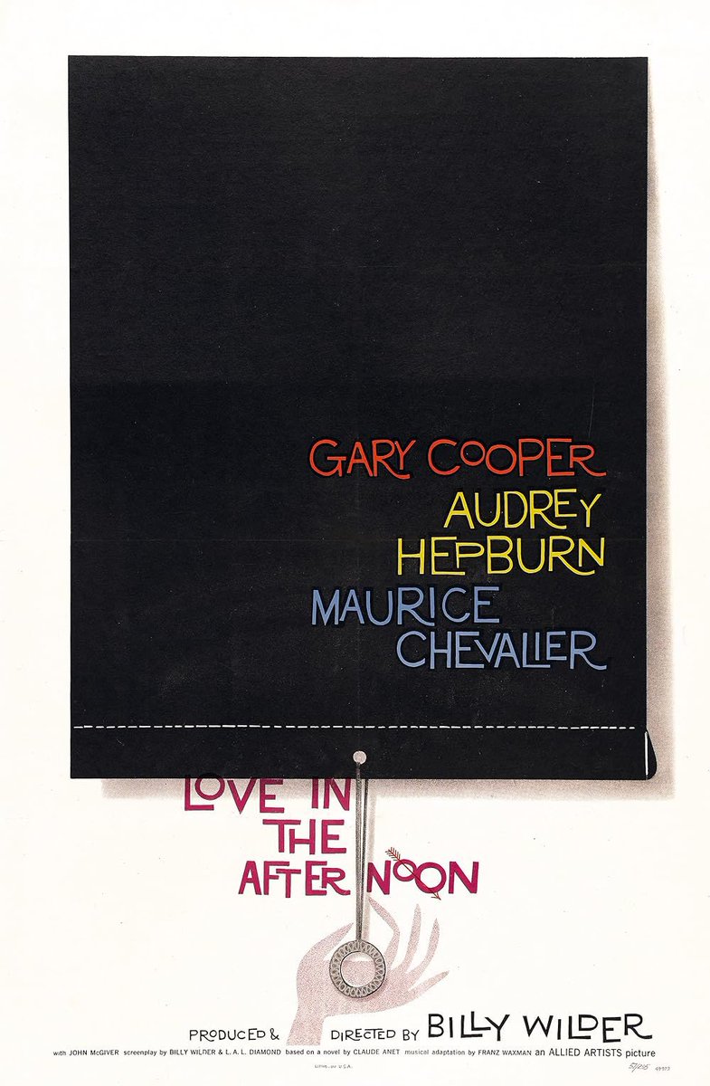 colebrax's tweet image. I've reached the end of the road tackling all of my blind spots in Billy Wilder's filmography.

#NowWatching Love in the Afternoon (1957)

To be continued when I record my 75th anniversary review for 'Ace in the Hole'.