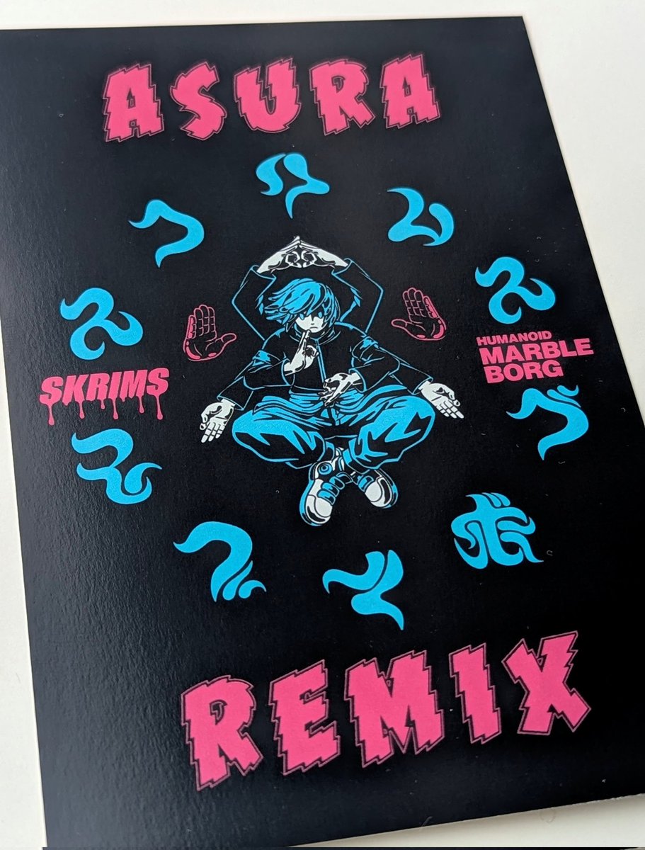 SKRIMS_official's tweet photo. ◤ 新たなコラボがスタートします ◢

🫸 @marbleborg ✕ @skrims_official 🫷 

ご期待ください！

#digitalart #illustration  #artdesigns #postcard https://t.co/EYZAM33Xdj